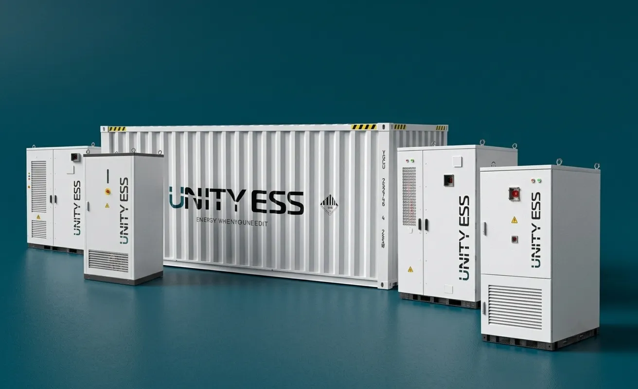 UnityESS container and cabinet systems on site